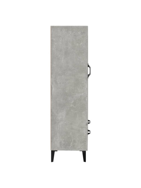 Augstais skapītis, betonpelēks, 70x31x115 cm, inženierijas koks