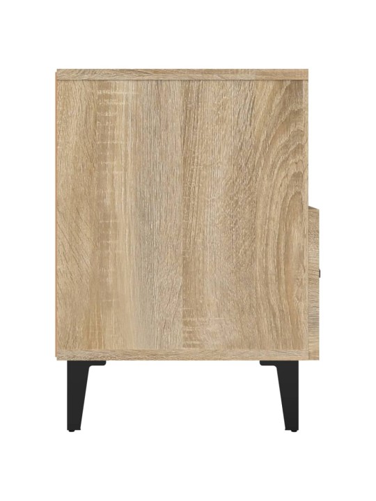 Tv skapītis, ozolkoka krāsa, 80x36x50 cm, inženierijas koks