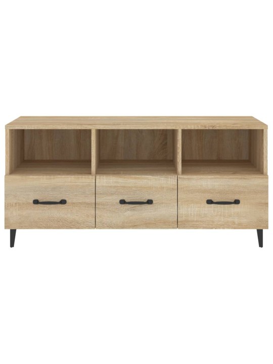Tv skapītis, ozolkoka krāsa, 102x35x50 cm, inženierijas koks