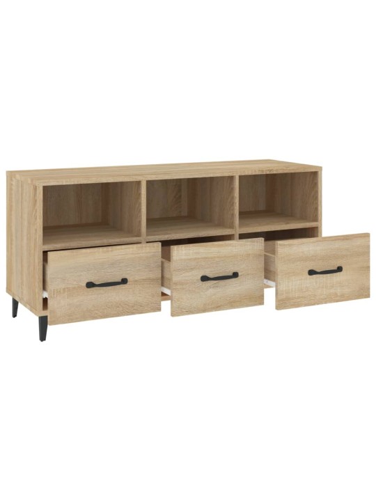 Tv skapītis, ozolkoka krāsa, 102x35x50 cm, inženierijas koks