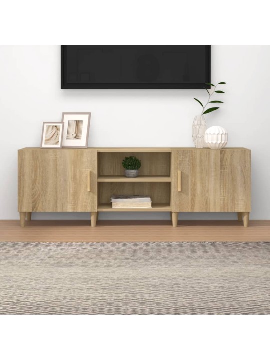 Tv skapītis, ozolkoka krāsa, 150x30x50 cm, inženierijas koks