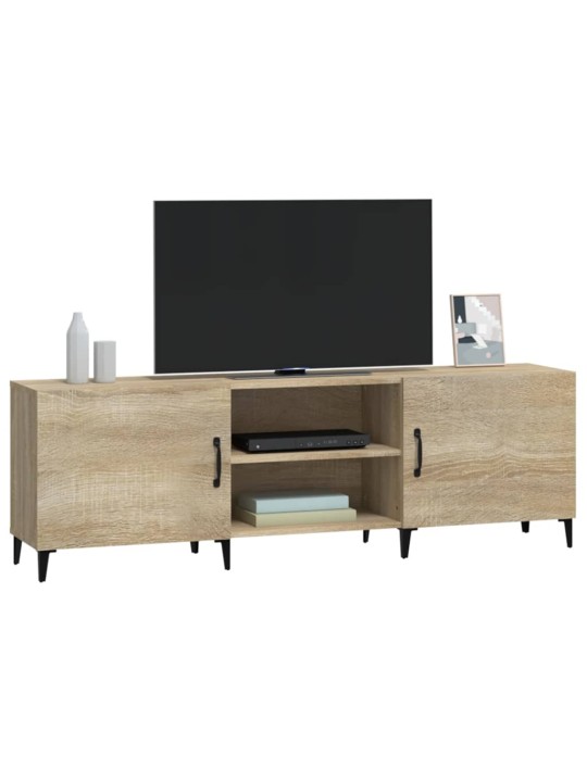 Tv skapītis, ozolkoka krāsa, 150x30x50 cm, inženierijas koks
