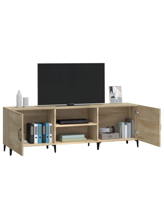 Tv skapītis, ozolkoka krāsa, 150x30x50 cm, inženierijas koks