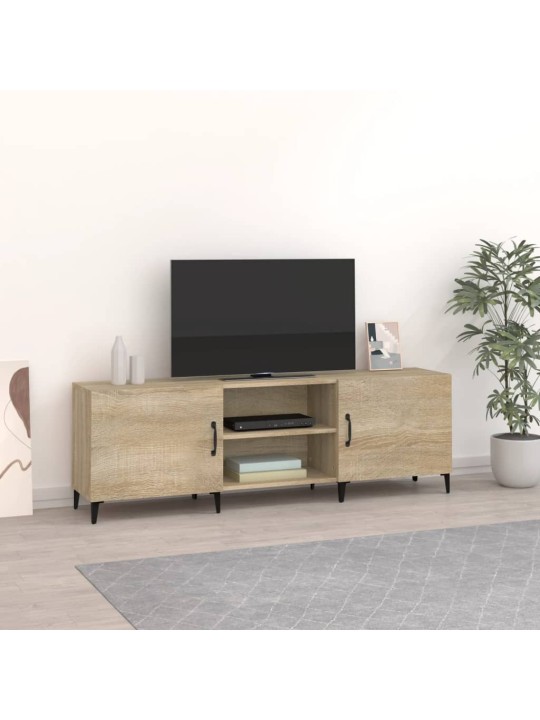 Tv skapītis, ozolkoka krāsa, 150x30x50 cm, inženierijas koks