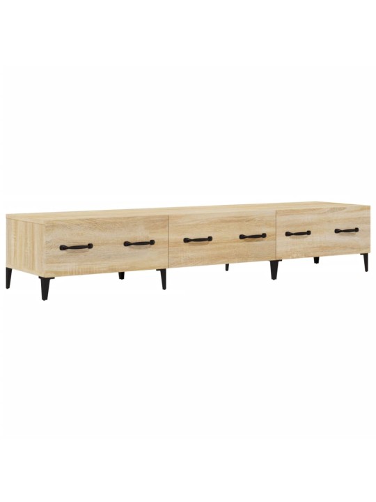 Tv skapītis, ozolkoka krāsa, 150x34,5x30 cm, inženierijas koks