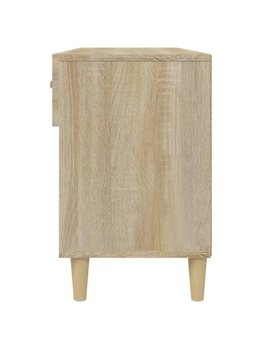 Apavu skapītis, ozolkoka krāsa, 102x35x55 cm, inženierijas koks