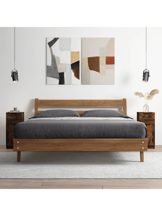 Kumode, ozolkoka krāsa, 30x30x70 cm, inženierijas koks