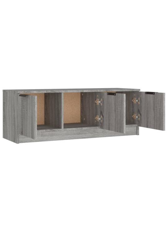 Tv skapītis, pelēka ozolkoka, 102x35x36,5 cm, inženierijas koks