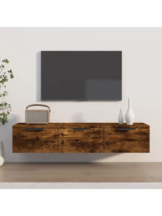 Sienas skapītis, ozola krāsa, 102x30x20 cm, inženierijas koks