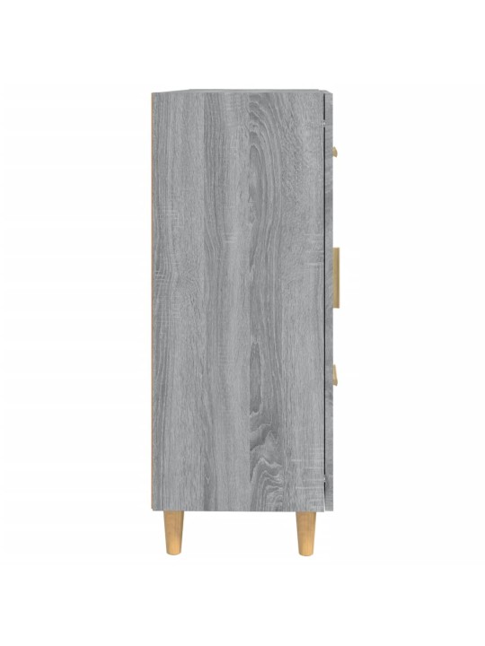Kumode, pelēka ozolkoka krāsa, 69,5x34x90 cm, inženierijas koks