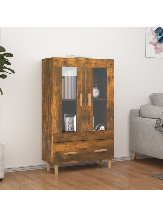 Augstais skapītis, ozola krāsa, 70x31x115 cm, inženierijas koks
