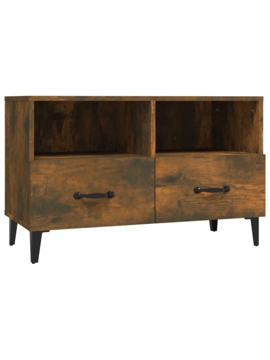 Tv skapītis, ozolkoka krāsa, 80x36x50 cm, inženierijas koks