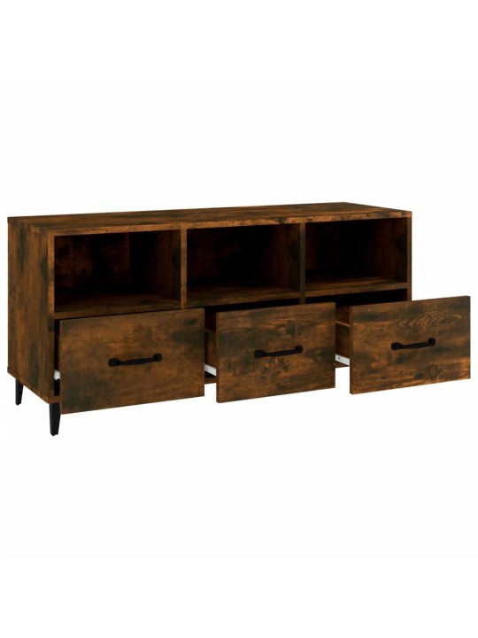 Tv skapītis, ozolkoka krāsa, 102x35x50 cm, inženierijas koks