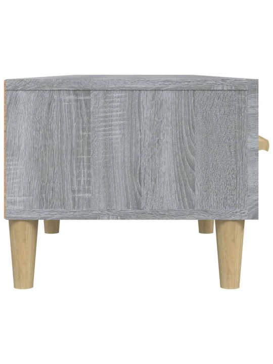 Tv skapītis, pelēka ozolkoka, 150x34,5x30 cm, inženierijas koks