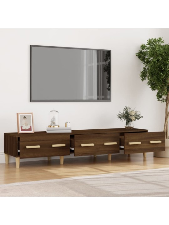 Tv skapītis, ozolkoka krāsa, 150x34,5x30 cm, inženierijas koks
