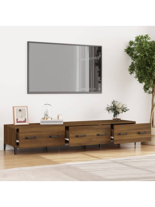 Tv skapītis, ozolkoka krāsa, 150x34,5x30 cm, inženierijas koks