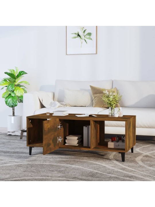 Kafijas galdiņš, ozolkoka krāsa, 102x50x40cm, inženierijas koks