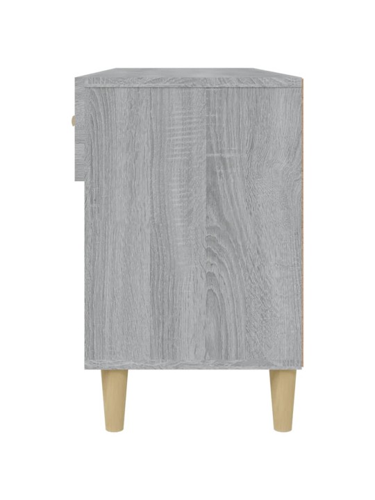 Apavu skapītis, pelēka ozola, 102x35x55 cm, inženierijas koks