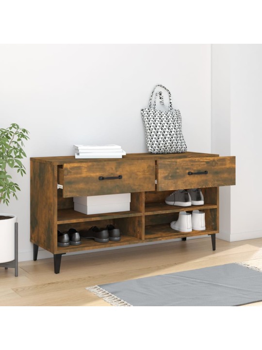 Apavu skapītis, ozolkoka krāsa, 102x35x55 cm, inženierijas koks