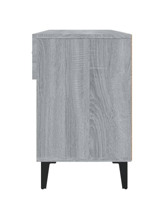 Apavu skapītis, pelēka ozola, 102x35x55 cm, inženierijas koks
