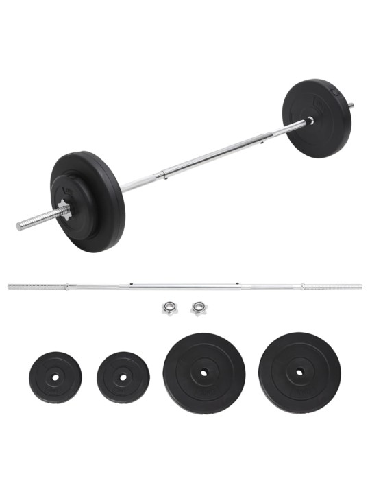 Svaru stienis ar diskiem, 30 kg