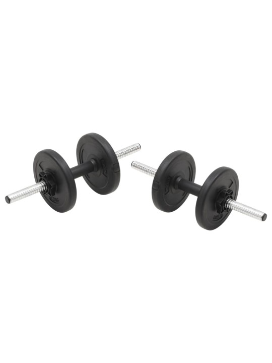 Svaru stieņu un hanteļu komplekts, 30 kg