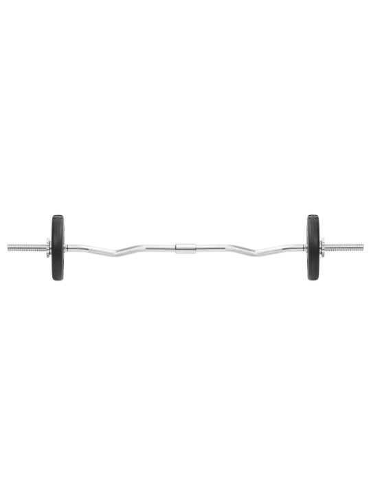 Svaru stieņu un hanteļu komplekts, 30 kg