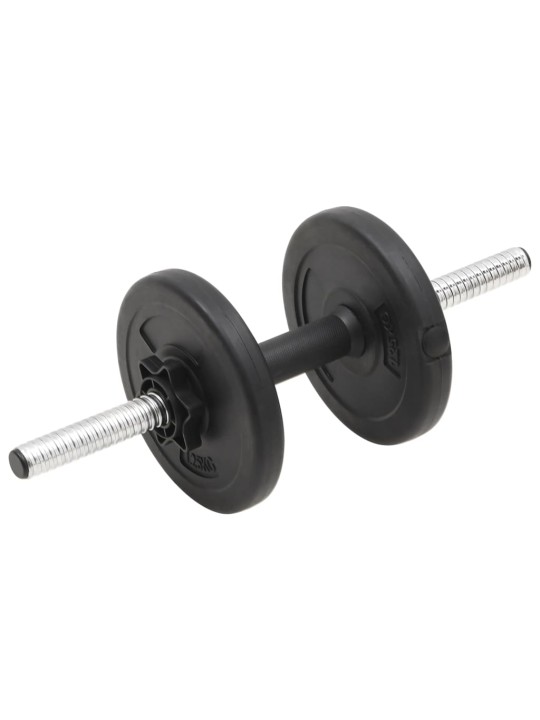 Svaru stieņu un hanteļu komplekts, 30 kg