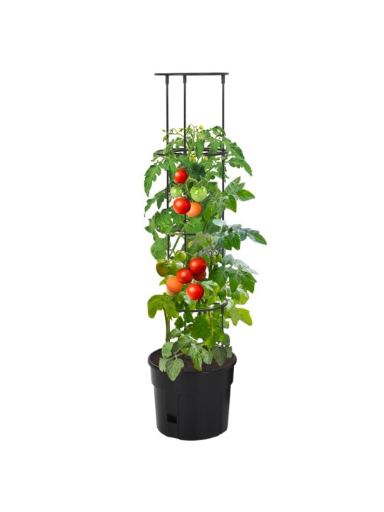 Pods tomātu audzēšanai, ø29,5x115 cm, pelēks, polipropilēns