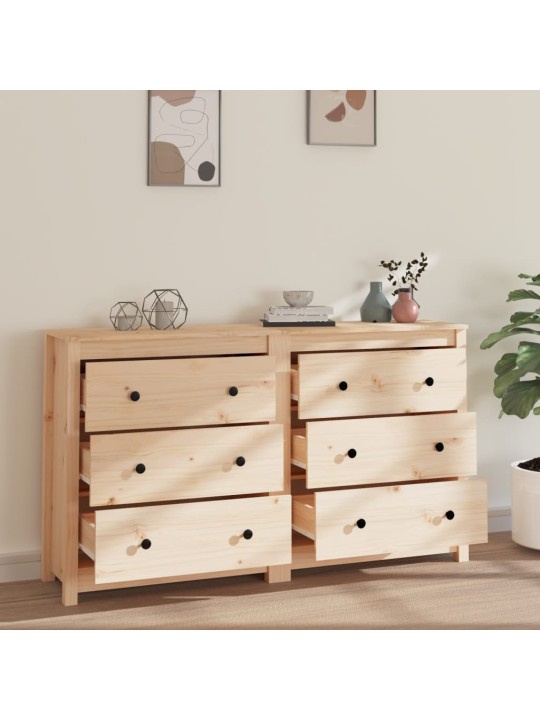 Kumode, 140x35x80 cm, priedes masīvkoks