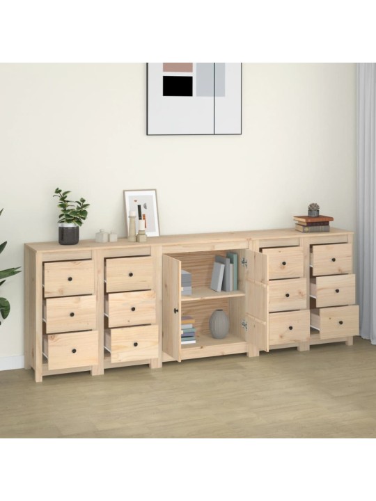 Kumode, 230x35x80 cm, priedes masīvkoks