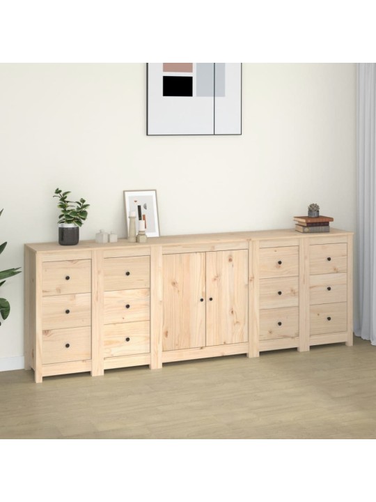 Kumode, 230x35x80 cm, priedes masīvkoks