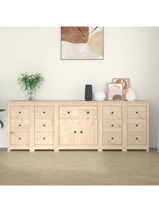 Kumode, 230x35x80 cm, priedes masīvkoks