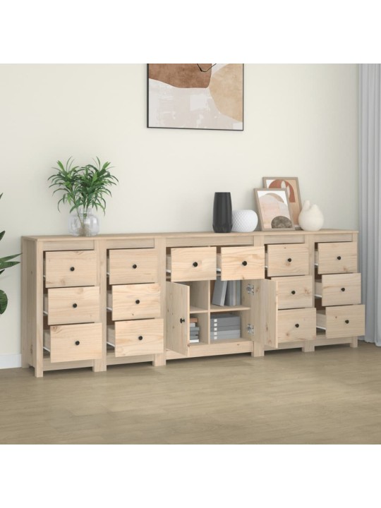 Kumode, 230x35x80 cm, priedes masīvkoks