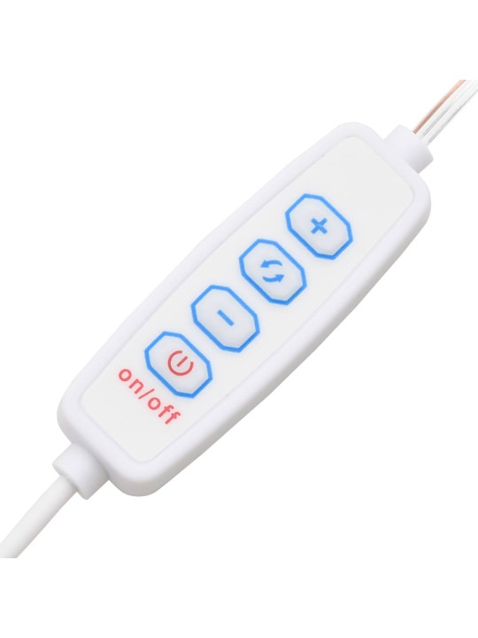 Spoguļgaldiņa komplekts, led, inženierijas koks, melns