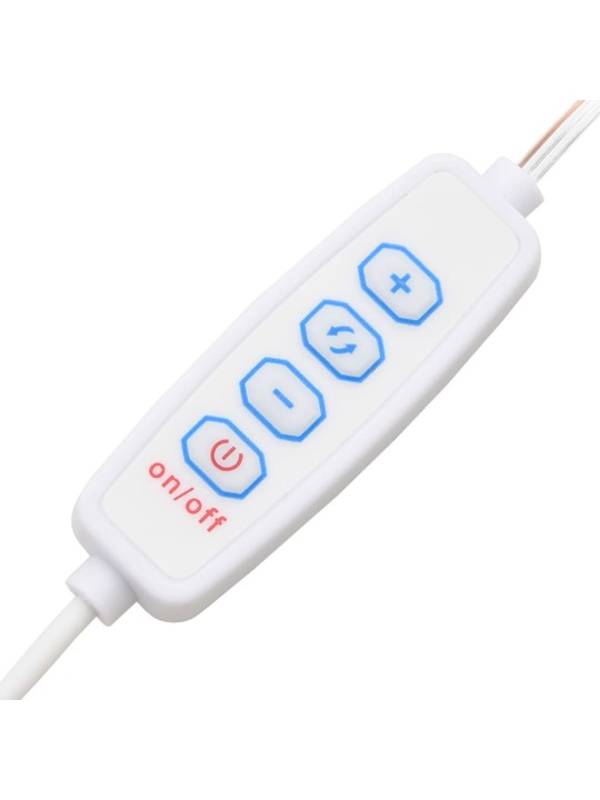 Spoguļgaldiņa komplekts, led, inženierijas koks, melns