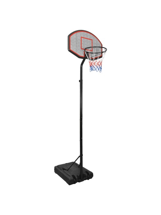 Basketbola vairogs, melns, 282-352 cm, polietilēns