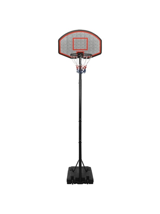 Basketbola vairogs, melns, 282-352 cm, polietilēns