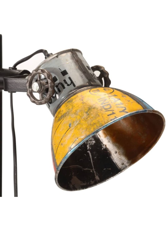 Stāvlampa ar 2 lampas abažūriem, daudzkrāsaina, e27