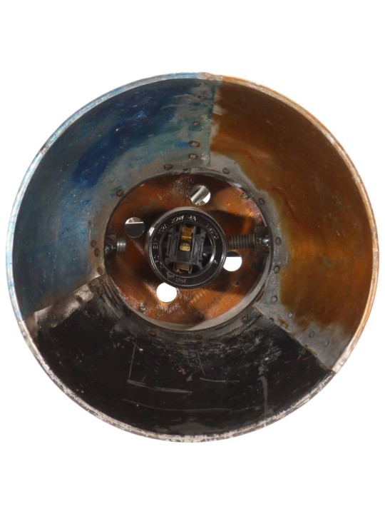 Stāvlampa ar 2 lampas abažūriem, daudzkrāsaina, e27