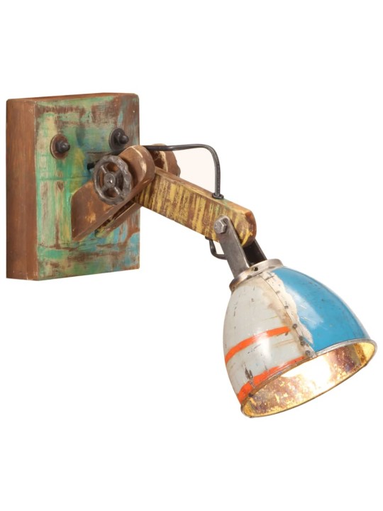 Sienas lampa, industriāls stils, krāsaina, apaļa, e27