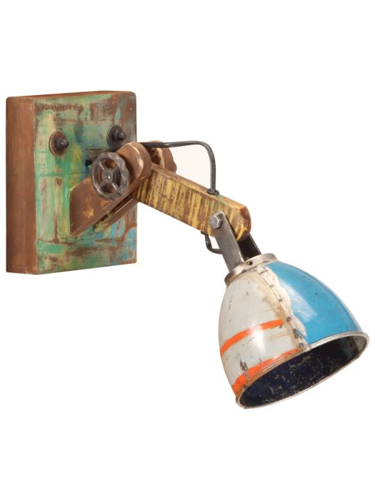 Sienas lampa, industriāls stils, krāsaina, apaļa, e27