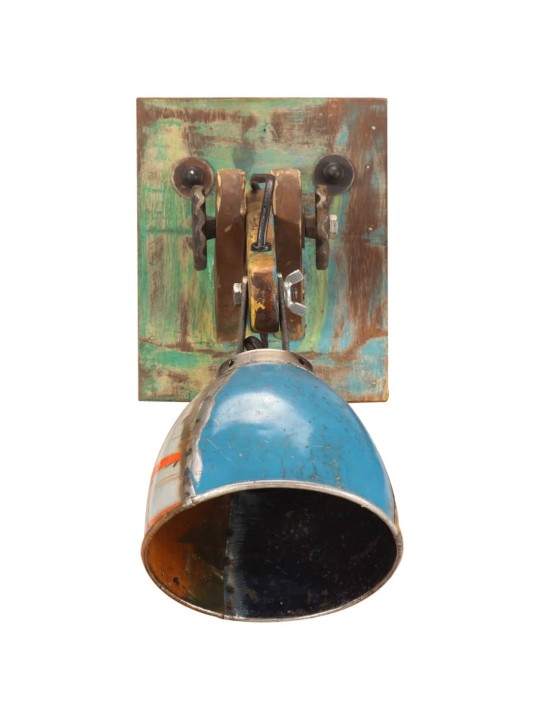 Sienas lampa, industriāls stils, krāsaina, apaļa, e27
