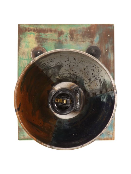 Sienas lampa, industriāls stils, krāsaina, apaļa, e27