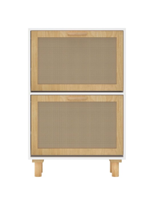 Apavu skapītis, balts, 52x25x80 cm, inženierijas koks