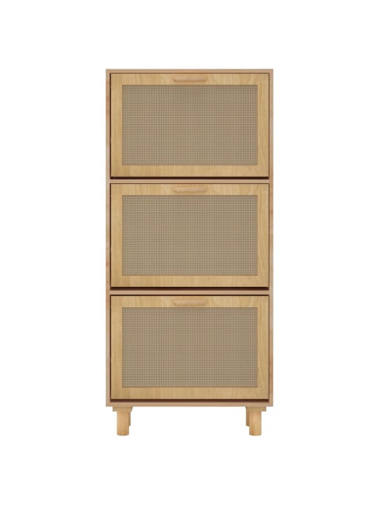 Apavu skapītis, brūns, 52x25x115 cm, inženierijas koks