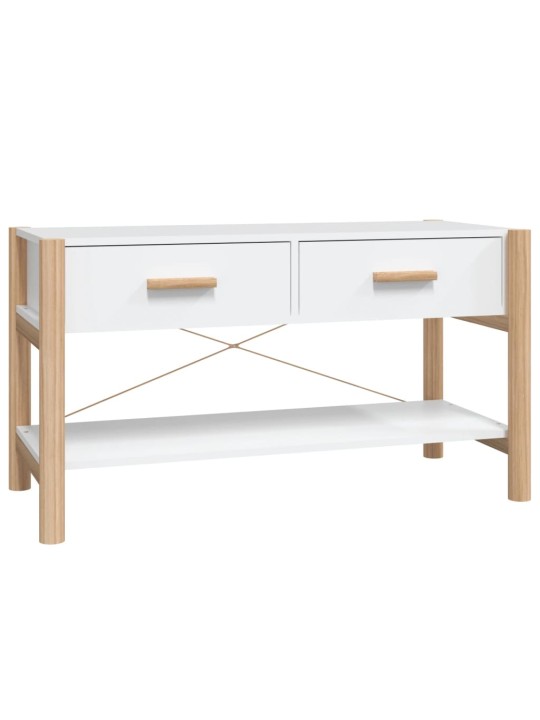 Tv skapītis, balts, 82x38x45 cm, inženierijas koks
