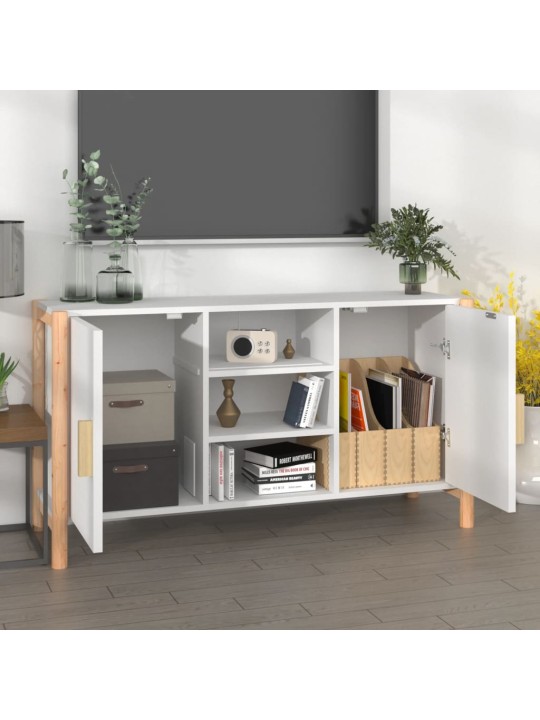 Kumode, balta, 107x38x60 cm, inženierijas koks