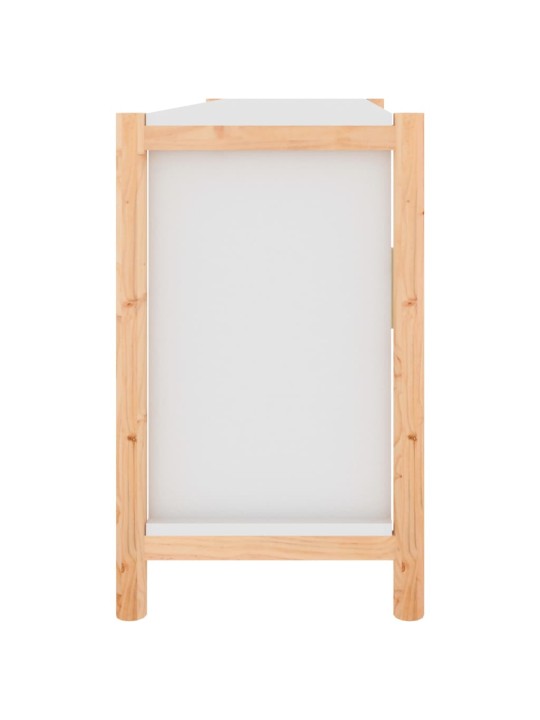 Kumode, balta, 107x38x60 cm, inženierijas koks