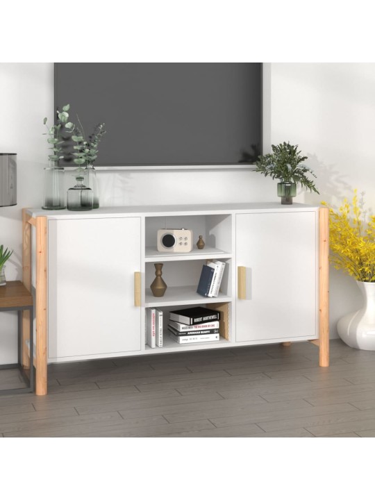Kumode, balta, 107x38x60 cm, inženierijas koks